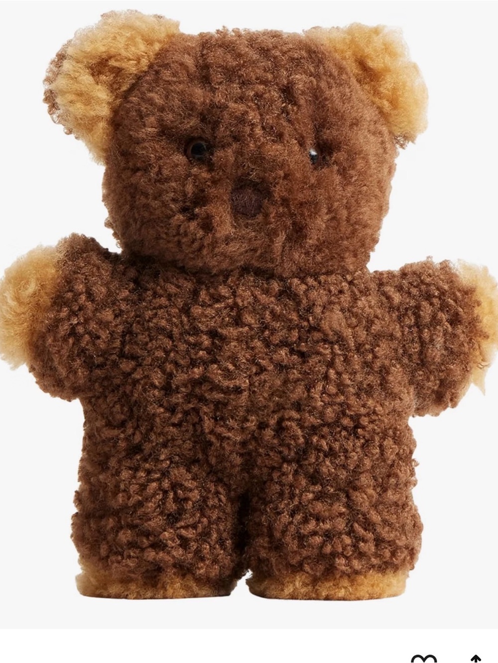 Coach Brown Teddy Bear shoe charm